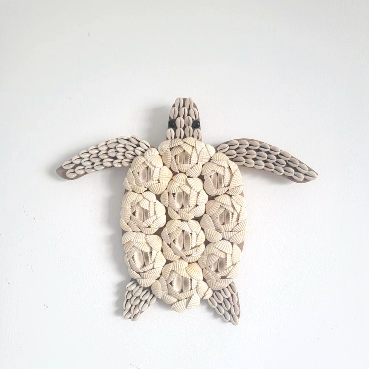 free shipping Seashell Turtle Wall Art - Handcrafted Coastal Nautical Decor | Woven Jute Accent Handmade Seashell & Raffia Turtle Wall Hanging | Coastal Boho Decor Unique Handcrafted Seashell Turtle Wall Hanging | Coastal Boho Nautical Art