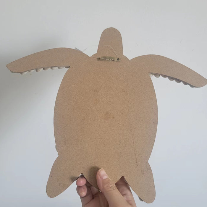 FREE SHIPPING SHELL DECORATIONS-SEA SHELLS-ROOM DECORATION-BOHO HANGING-sea turtle SHAPDE 35*30cm
