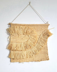 Hand - Woven Straw Wall Hanging: Boho - Chic Home Decor natural fiber raffia decoration wall decoration