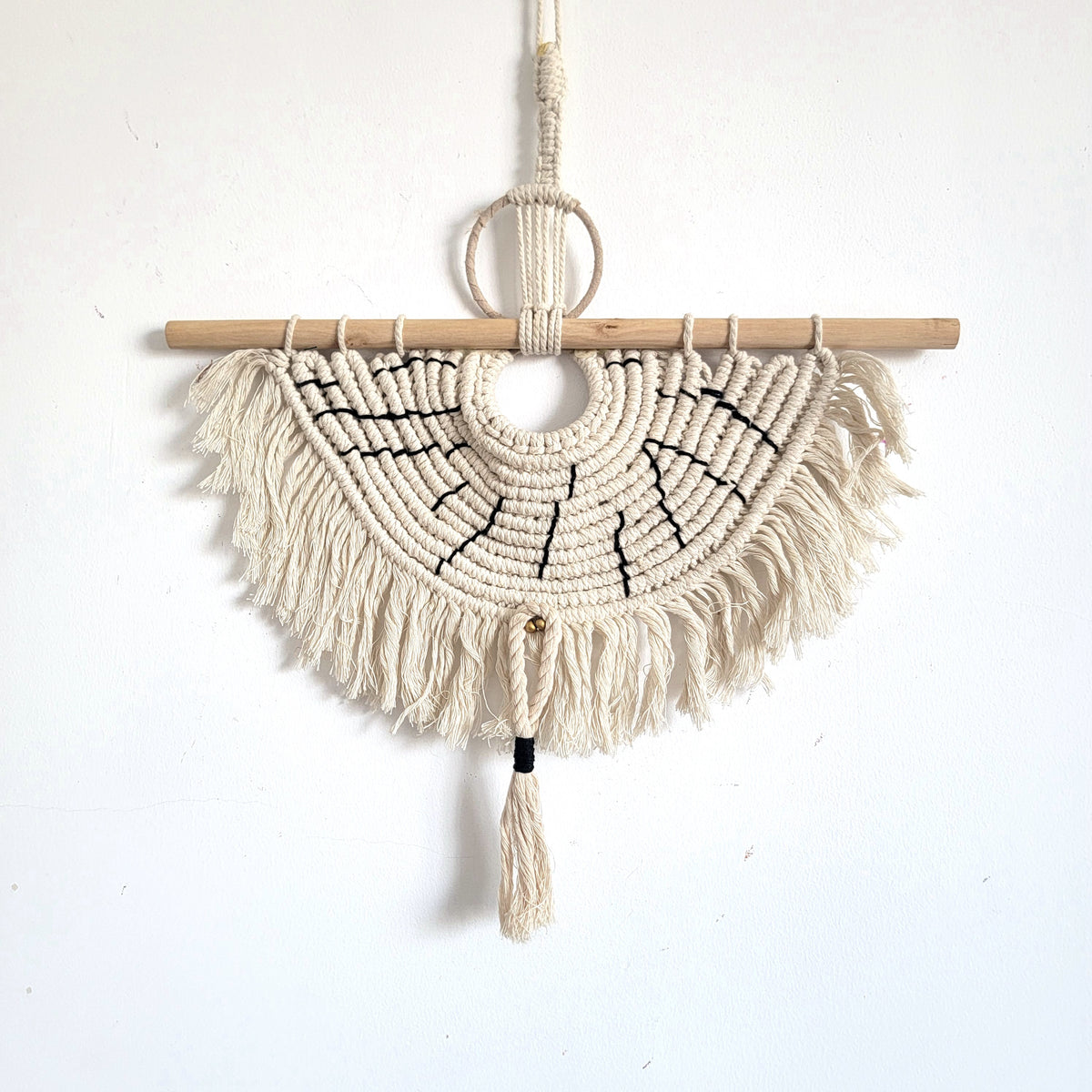 macrame decoration Elevate Your Space with Hand - Woven Macrame Wall Hanging