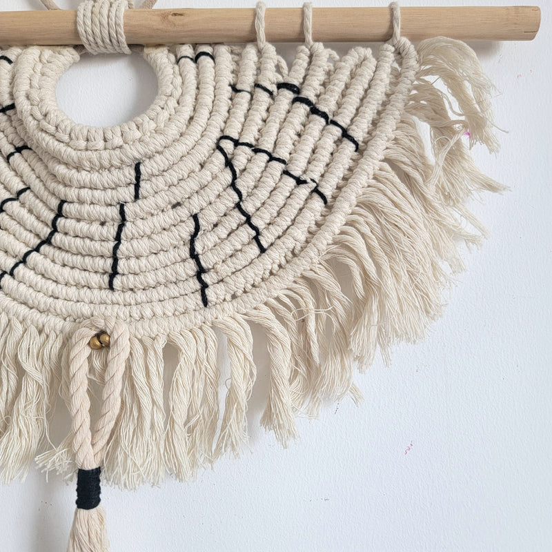 macrame decoration Elevate Your Space with Hand - Woven Macrame Wall Hanging