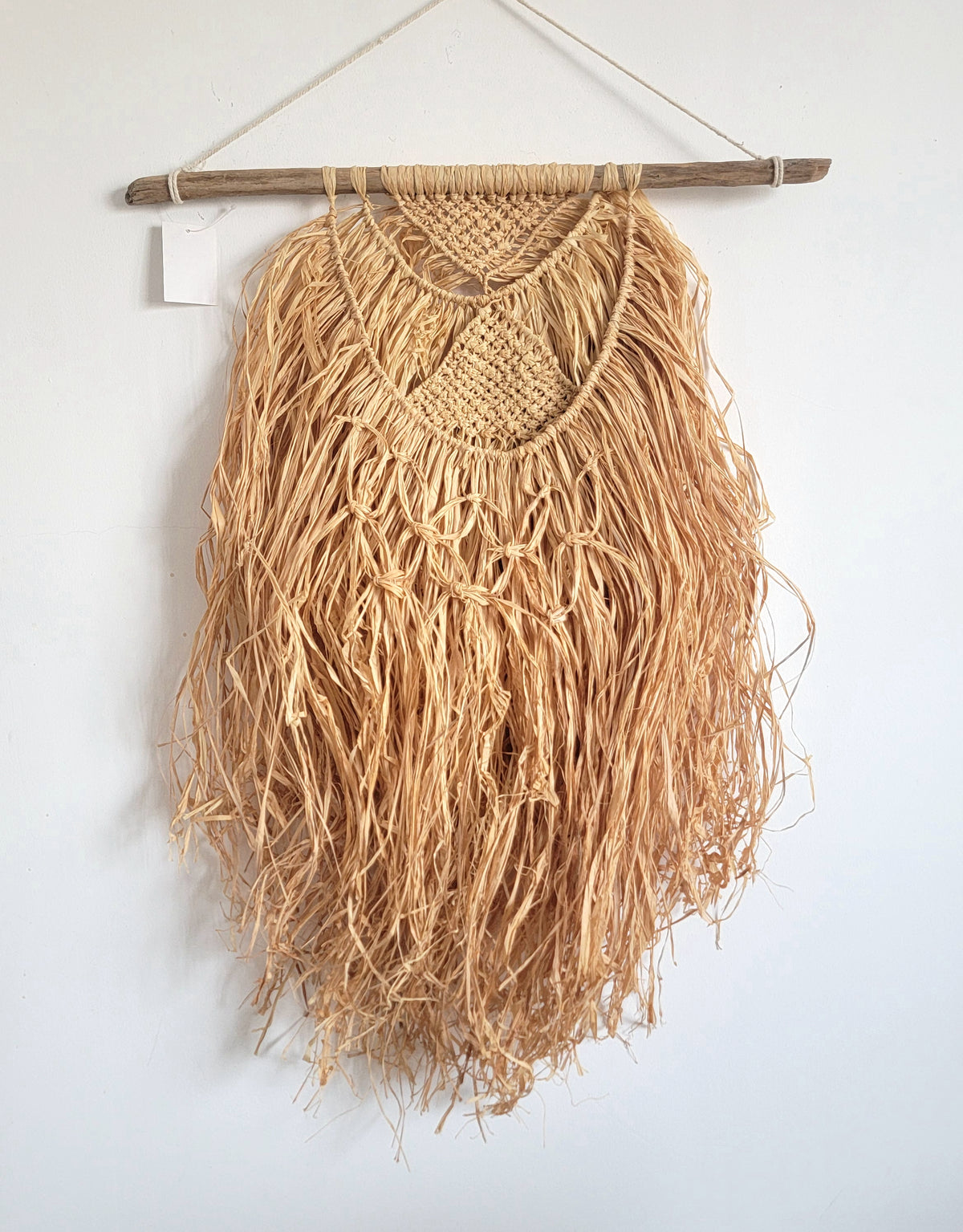 RAFFIA DECORATION-MACRAME-HANDMADE -WEAVING TAPESTRY