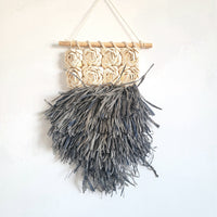 HOME DECOR-RAFFIA DECORATION-WALL DECORATION--RAFFIA AND SHELLS