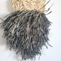 HOME DECOR-RAFFIA DECORATION-WALL DECORATION--RAFFIA AND SHELLS