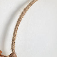 HOME DECORATION RAFFIA DECORATION NATURAL FIBER D25CM, H49CM
