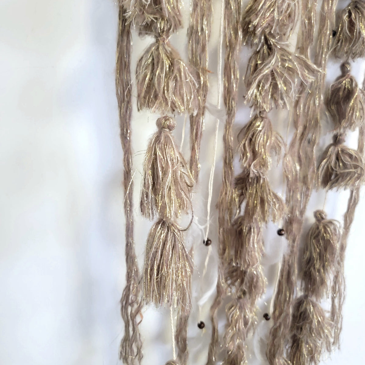 Handmade Boho Dreamcatcher | Bohemian Wall Decor with Crocheted Lace & Tassels for Spiritual Bedroom & Home Accent