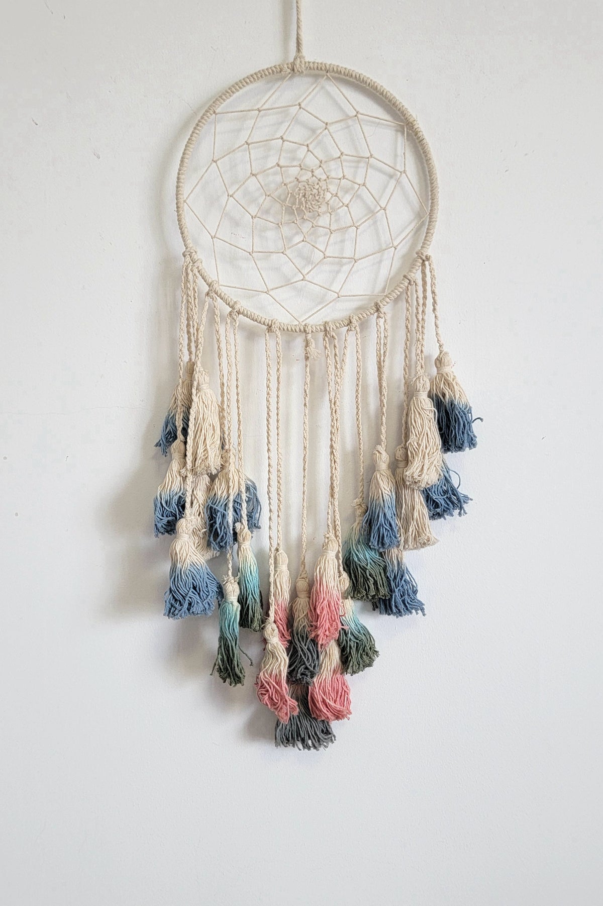 DREAMCATCHER-HOME DECORATION-  dye colour tassels