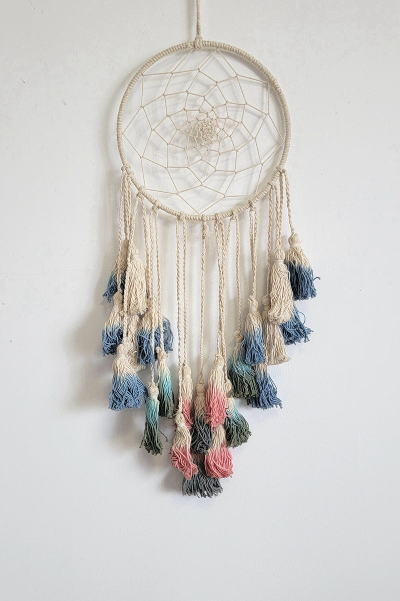 DREAMCATCHER-HOME DECORATION-  dye colour tassels
