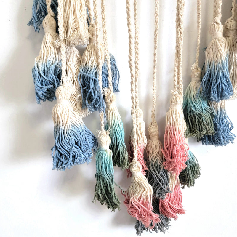 DREAMCATCHER-HOME DECORATION-  dye colour tassels