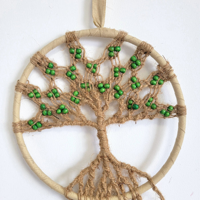 LIFE OF TREE DREAMCATCHER HOME DECORATION WALL DECORATION WITH WOODEN BEADS
