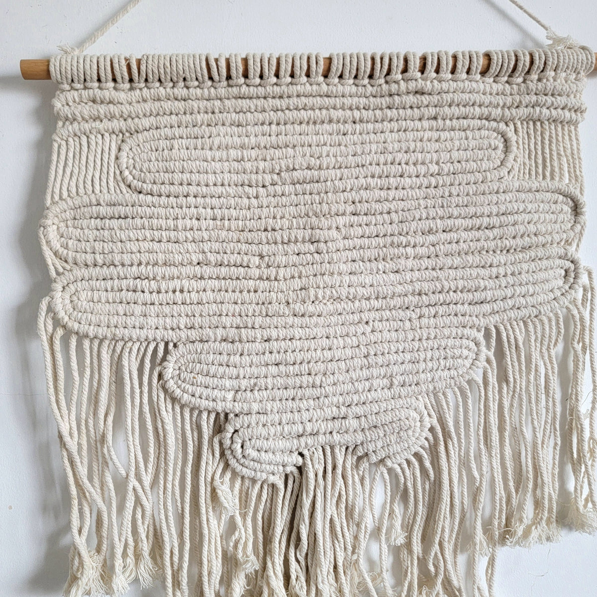 Elevate Your Space with Handwoven Macramé Wall Art cotton yarns home decor