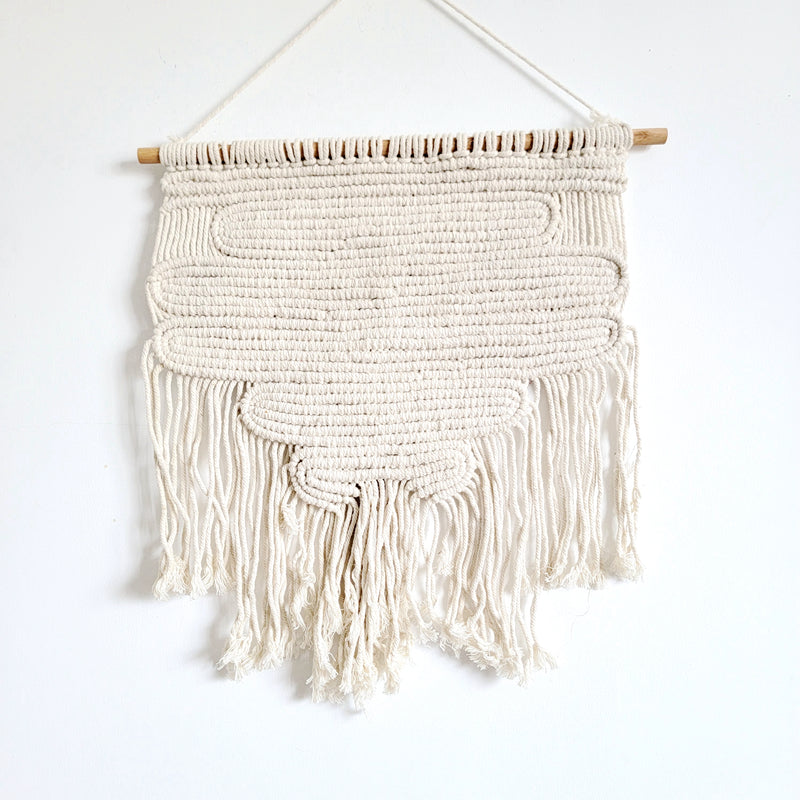 Elevate Your Space with Handwoven Macramé Wall Art cotton yarns home decor