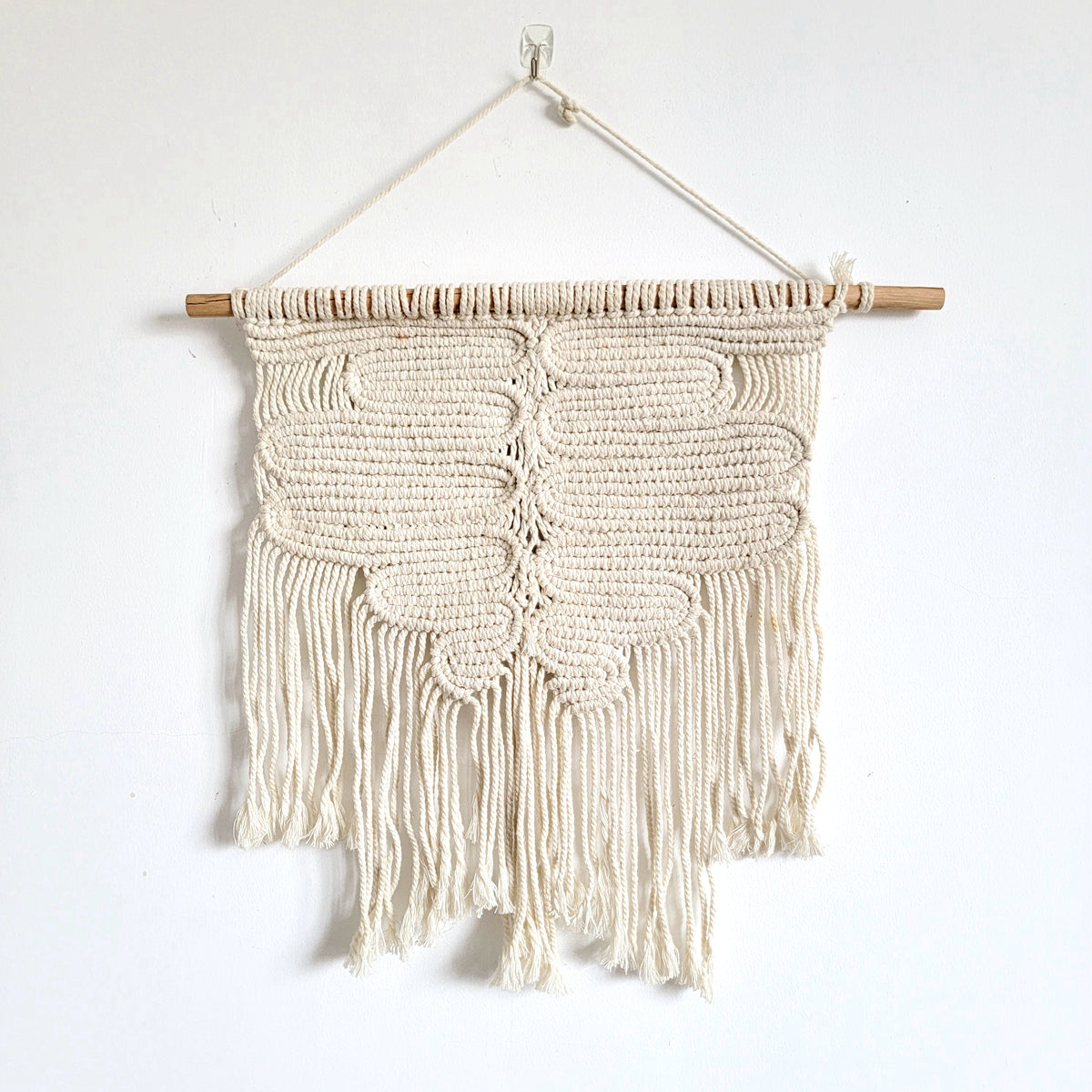Elevate Your Space with Handwoven Macramé Wall Art cotton yarns home decor