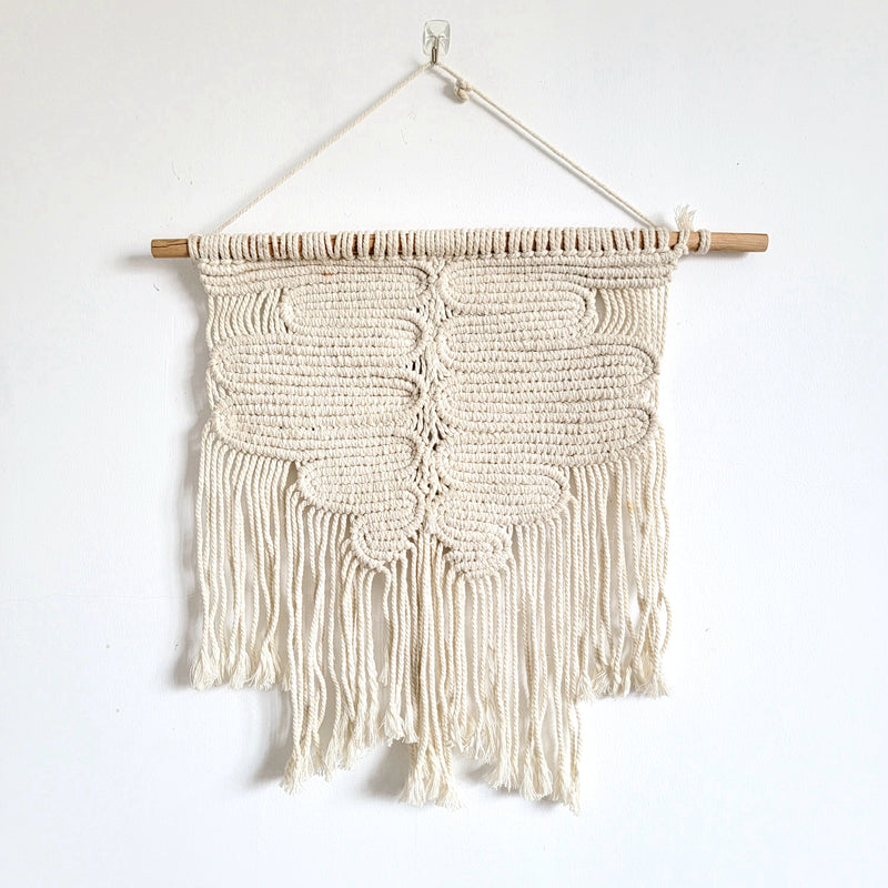 Elevate Your Space with Handwoven Macramé Wall Art cotton yarns home decor