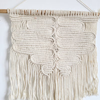 Elevate Your Space with Handwoven Macramé Wall Art cotton yarns home decor