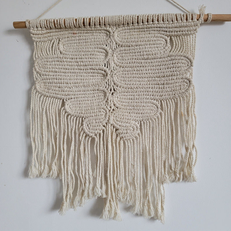Elevate Your Space with Handwoven Macramé Wall Art cotton yarns home decor