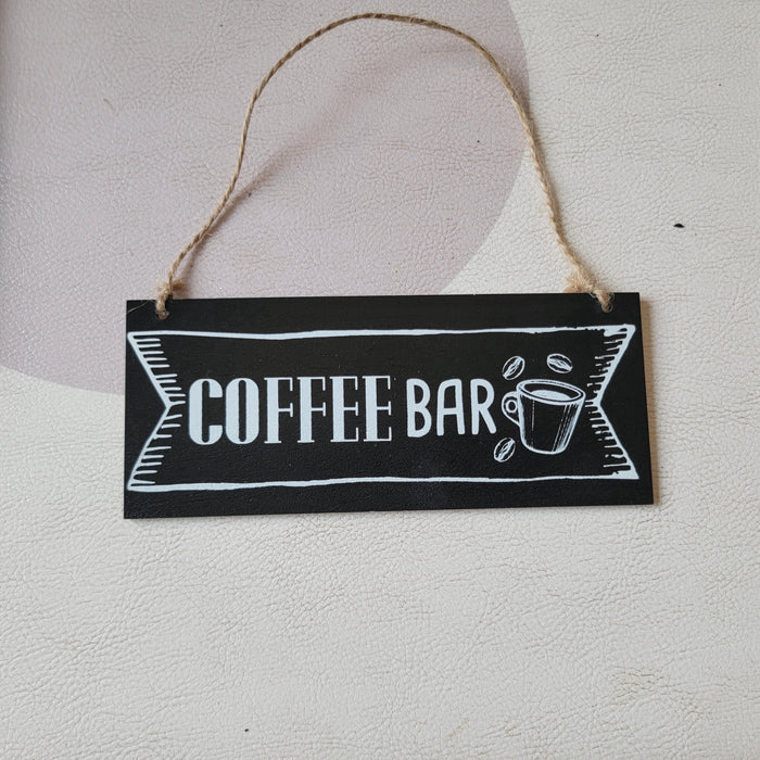 FREE SHIPPING 4pcs/pack, CHRISTMAS ORNAMENT, WOODEN ORNAMENT-Flat Pick-christmas sign " COFFEE BAR" -GIFT ITEMS