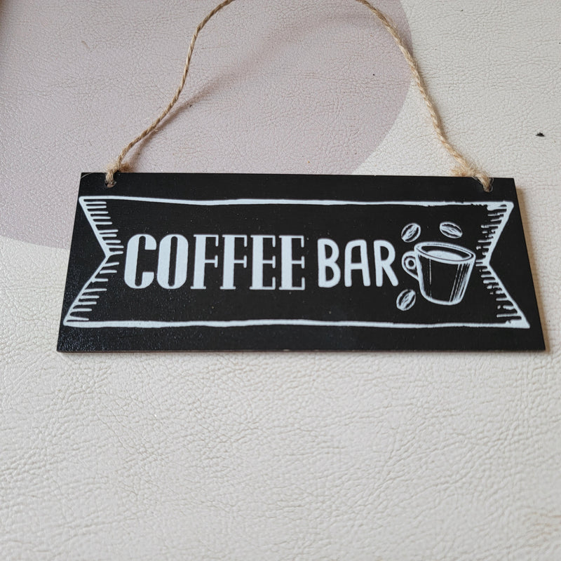 FREE SHIPPING 4pcs/pack, CHRISTMAS ORNAMENT, WOODEN ORNAMENT-Flat Pick-christmas sign " COFFEE BAR" -GIFT ITEMS