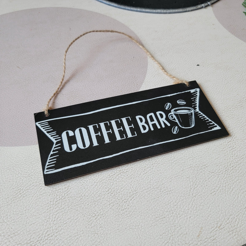 FREE SHIPPING 4pcs/pack, CHRISTMAS ORNAMENT, WOODEN ORNAMENT-Flat Pick-christmas sign " COFFEE BAR" -GIFT ITEMS