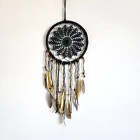 free shipping DREAMCATCHER-HOME DECORATION- Black colour WITH COPPER FEATHERS