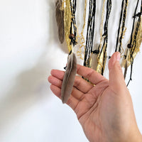 free shipping DREAMCATCHER-HOME DECORATION- Black colour WITH COPPER FEATHERS