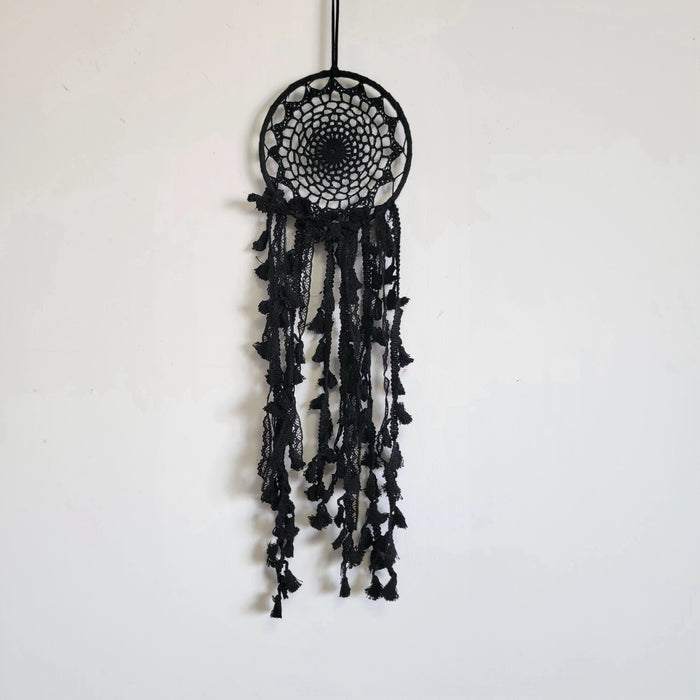DREAMCATCHER-HOME DECORATION- Black colour WITH LACES