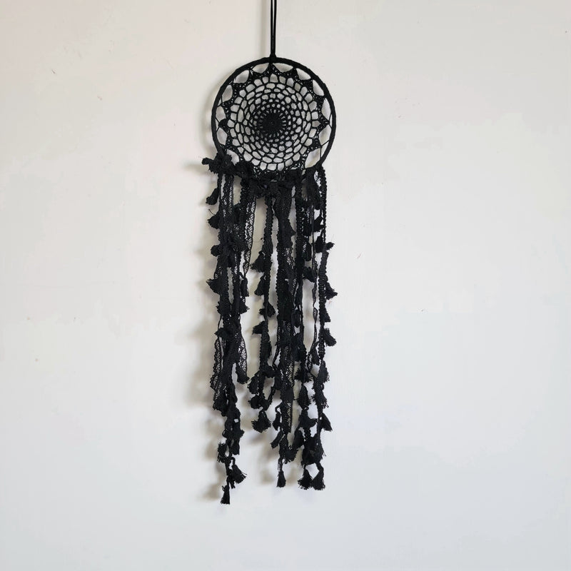 DREAMCATCHER-HOME DECORATION- Black colour WITH LACES