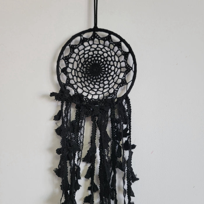 DREAMCATCHER-HOME DECORATION- Black colour WITH LACES