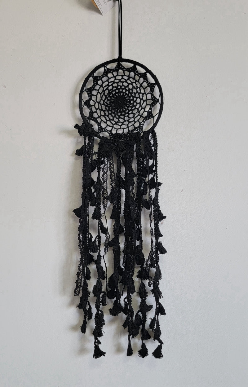 DREAMCATCHER-HOME DECORATION- Black colour WITH LACES