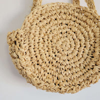 RAFFIA crochet bag-Mini Bag-handwork