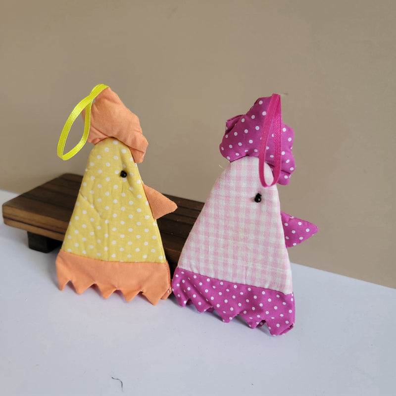 EGG COZY, EGG COVER- FABRIC CHICKEN SHAPE-EGG COZY- 4PCS/PACKS