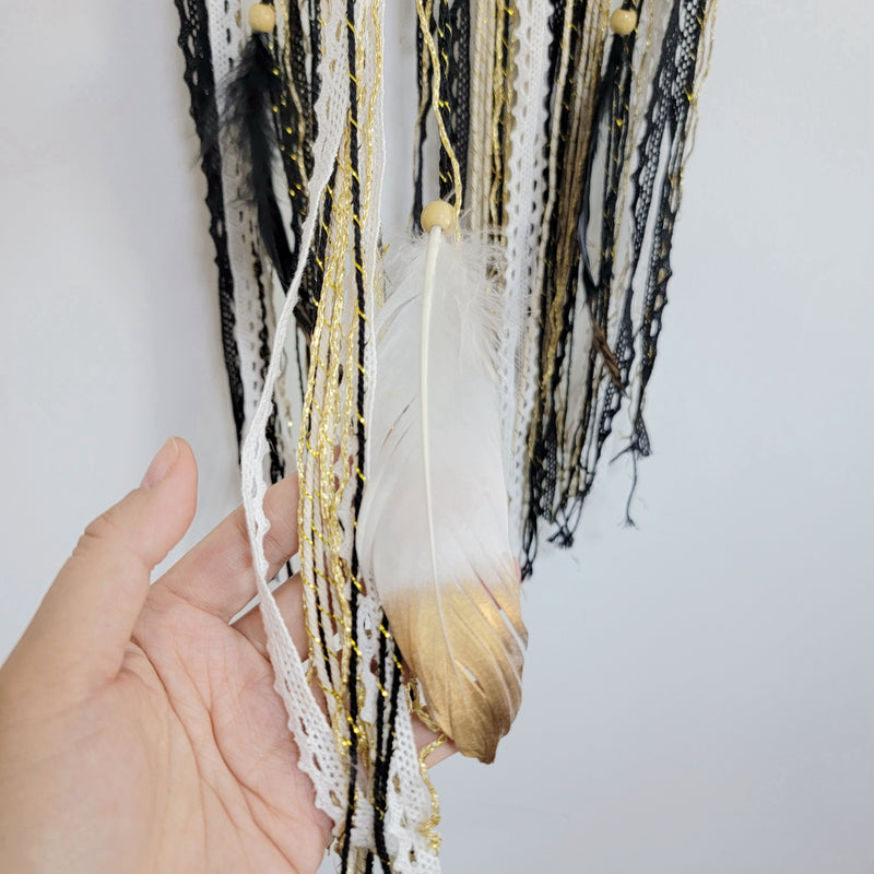free shipping DREAMCATCHER-HOME DECORATION-with  pompom-with wire "DREAM" customize word