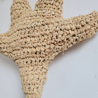 Natural Fiber Seastar Shape Boho Pillow Cushion Handmade Weaving Decorative Throw Pillow for Living Room Bedroom