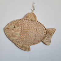 FREE SHIPPING handicrafts FISH SHAPE WALL DECORATION AND PLACEMAT HANDMADE