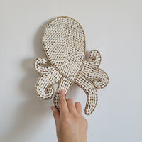 free shipping shell decorations sea shells home decoration boho style octopuse hanger