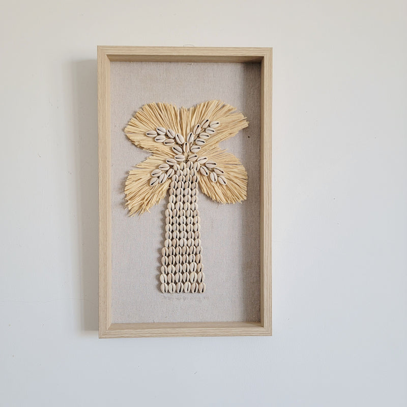 WALL DECORATION SEA SHELLS BOHO HANGING decorative painting with coco SEA SHELLS