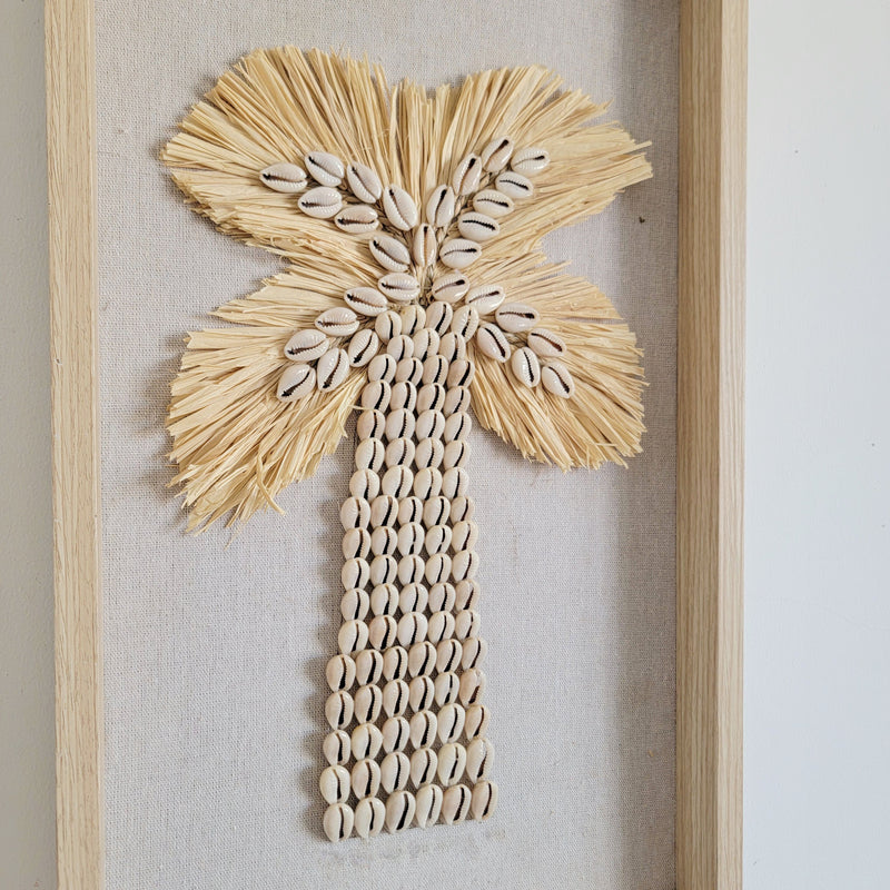 WALL DECORATION SEA SHELLS BOHO HANGING decorative painting with coco SEA SHELLS