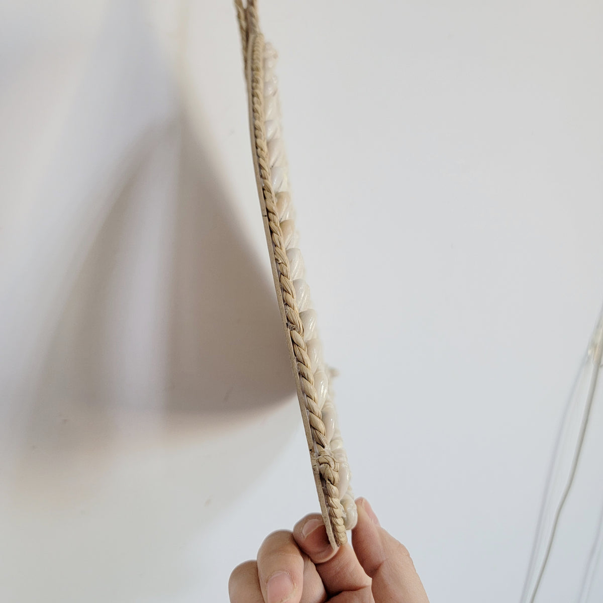 Seashell Tassel Wall Hanging - Handcrafted Double - Strand Coastal Boho Decor Handmade Double - Strand Seashell & Jute Wall Hanging | Coastal Boho Tassel Decor
