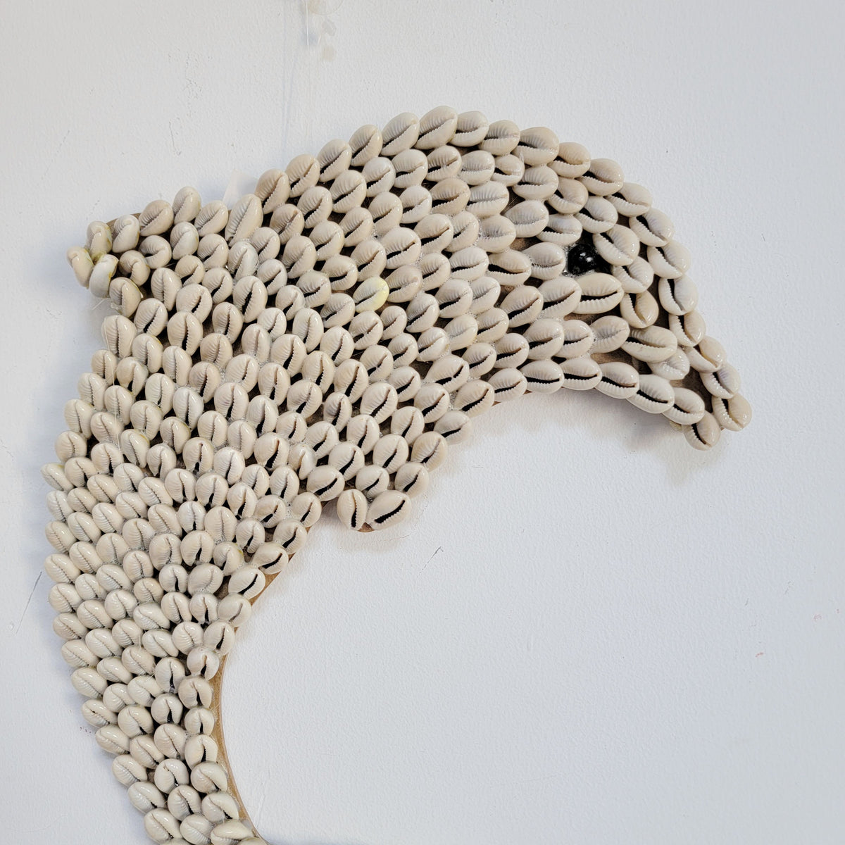 Boho Hanging Dolphin Sea Shell Decorations 38x23cm Shell Decor for Room Decoration