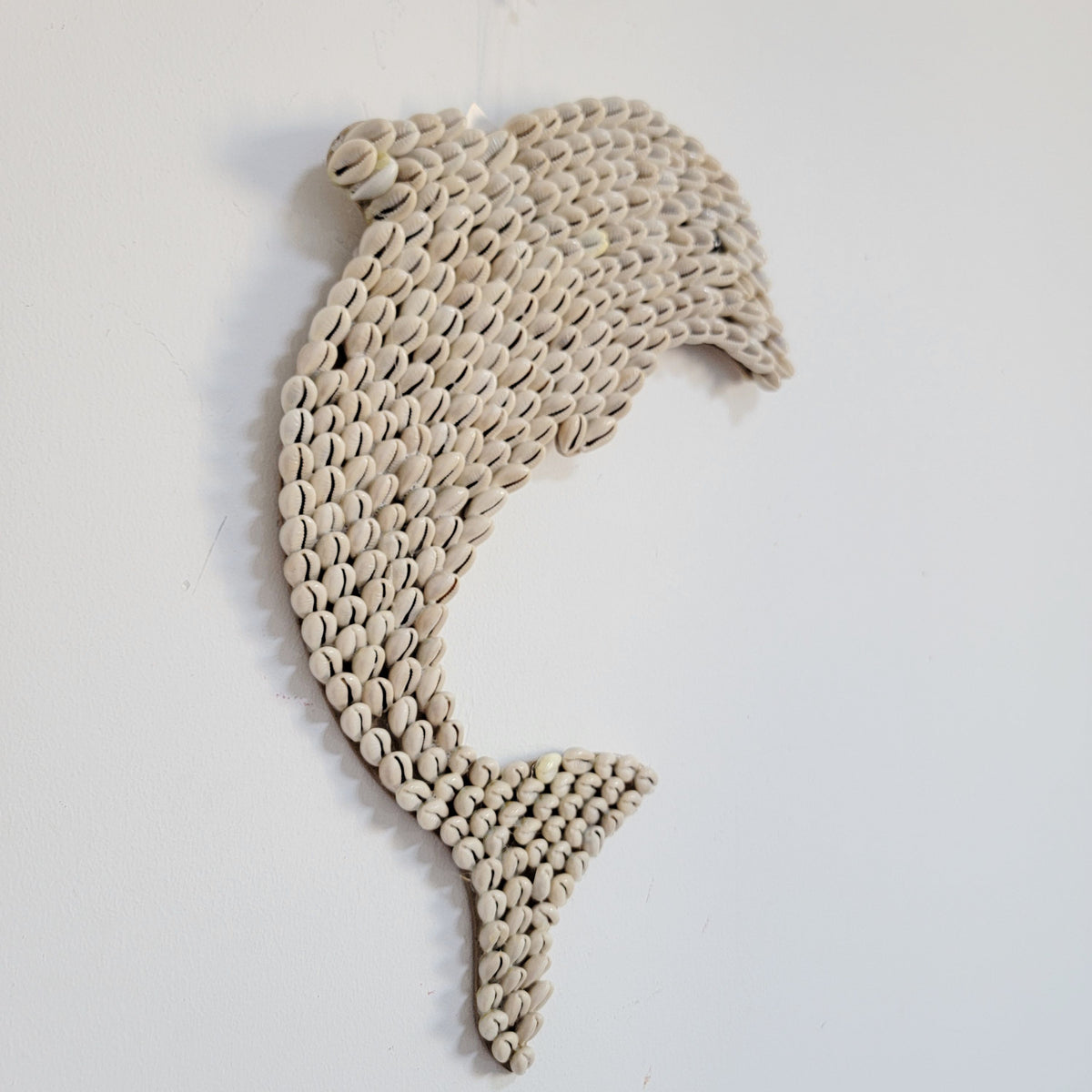 Boho Hanging Dolphin Sea Shell Decorations 38x23cm Shell Decor for Room Decoration