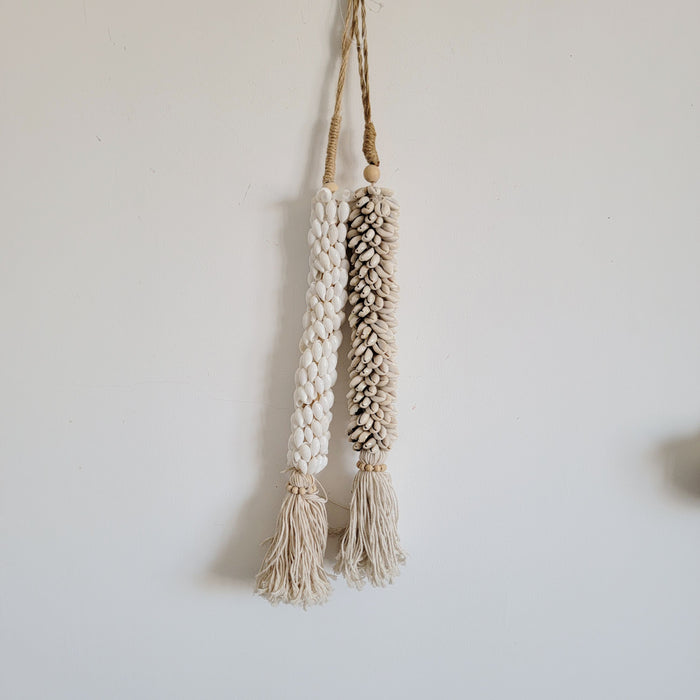 FREE SHIPPING 2pcs/set SHELL DECORATIONS-SEA SHELLS BOHO HANGING-SHELL hanger