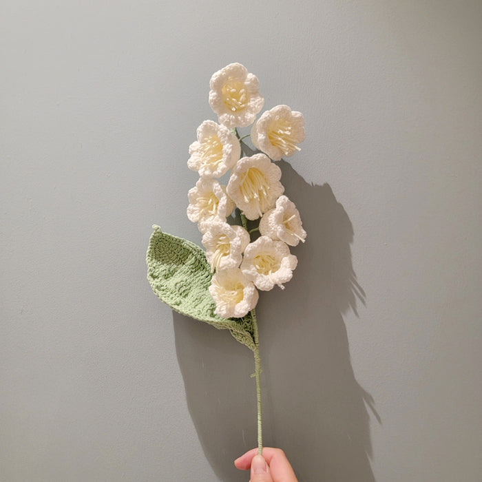 Hand - crocheted Lily of the Valley