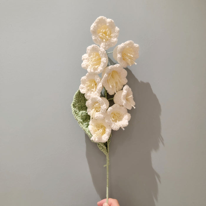 Hand - crocheted Lily of the Valley