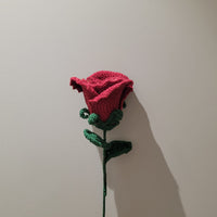 FREE SHIPPING CROCHET ROSE FLORAL MOTHER'S DAY Valentine's Day GIFTS I LOVE YOU