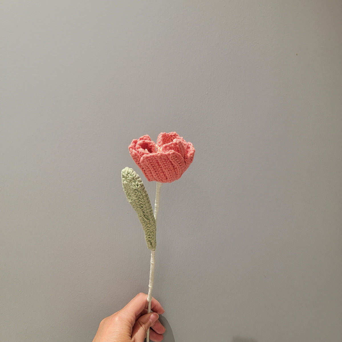 FREE SHIPPING CROCHET FLORAL MOTHER'S DAY The flower that never fades tulips