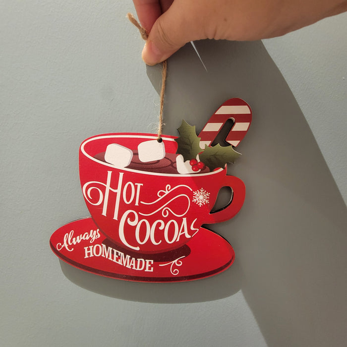 Christmas Ornament 4pcs/pack, CHRISTMAS ORNAMENT, WOODEN ORNAMENT GIFT ITEMS