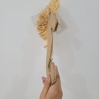 Seashell & Raffia Seahorse Wall Decor - Boho 
