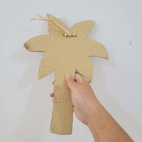 Sea shells coconut palm BOHO shells coconut handwork handmade shell palm wall decor craft