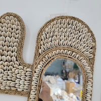 Decorative Mirror wall decoration seashells mirror boho