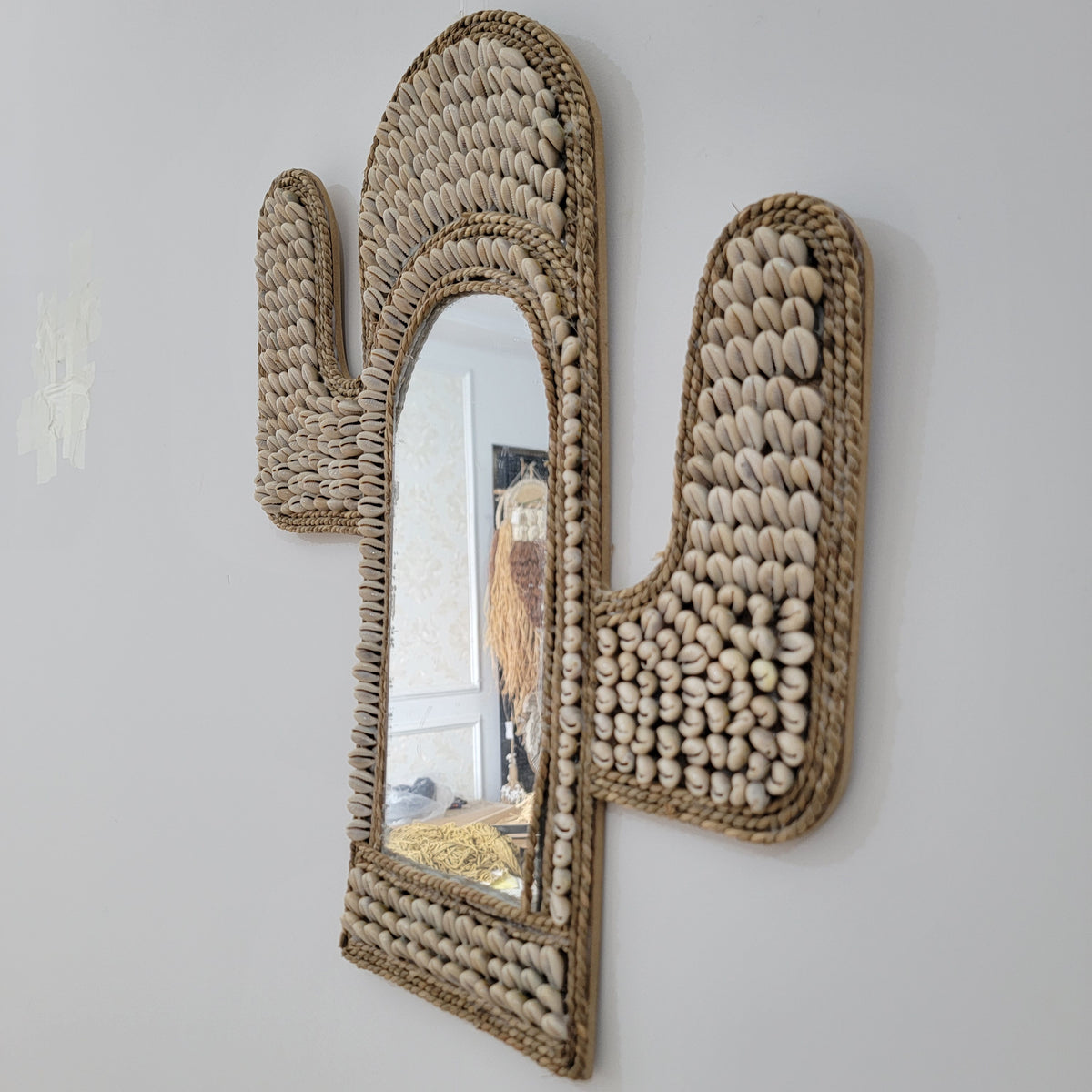 Decorative Mirror wall decoration seashells mirror boho